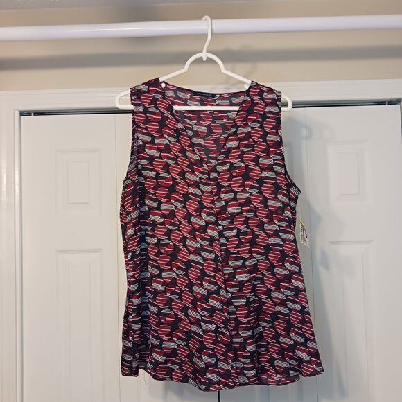 Tommy Hilfiger Tops - #96 3/$18 - Tommy Hilfiger Red/Black Tank Top Size XL